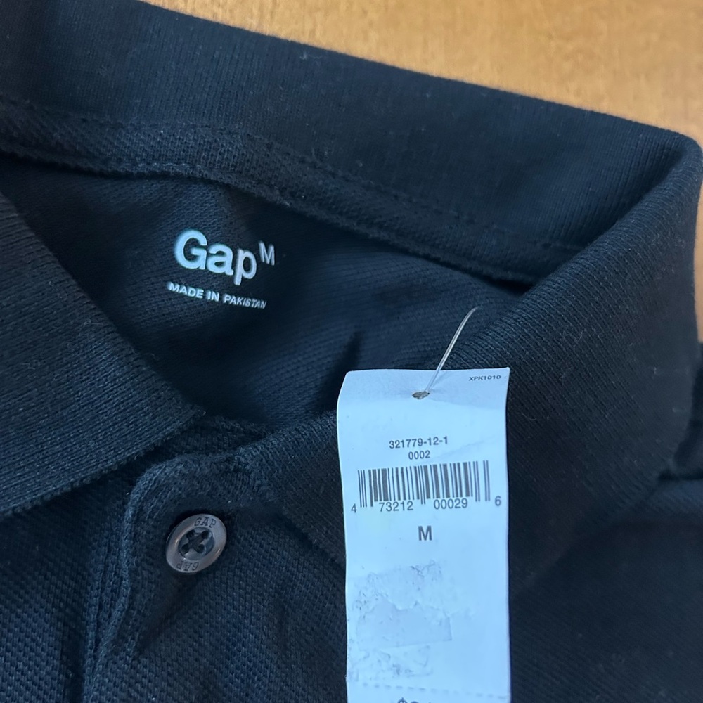 Gap Men's Black Polo Shirt New